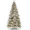 9ft. Pre-Lit Feel Real® Snowy Everest Fir Medium Artificial Christmas Tree, Clear Lights